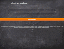 Tablet Screenshot of celebritiesxposed.com